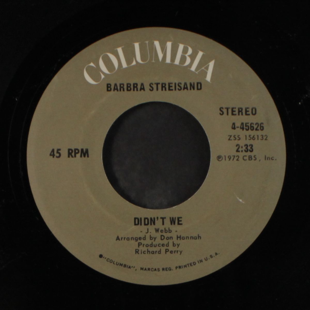 sweet inspiration / where you lead by BARBRA STREISAND