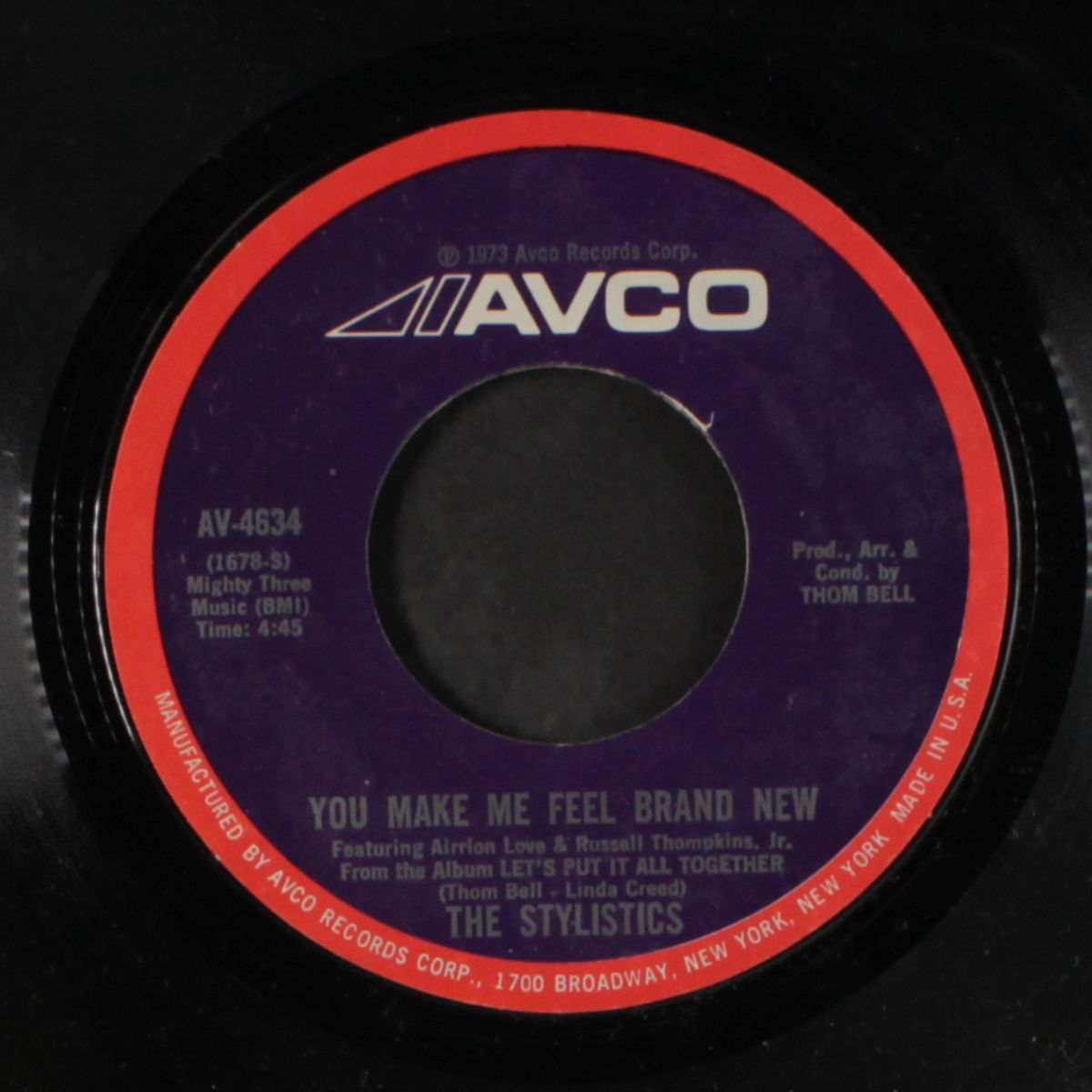 you make me feel brand new / only for the children by STYLISTICS