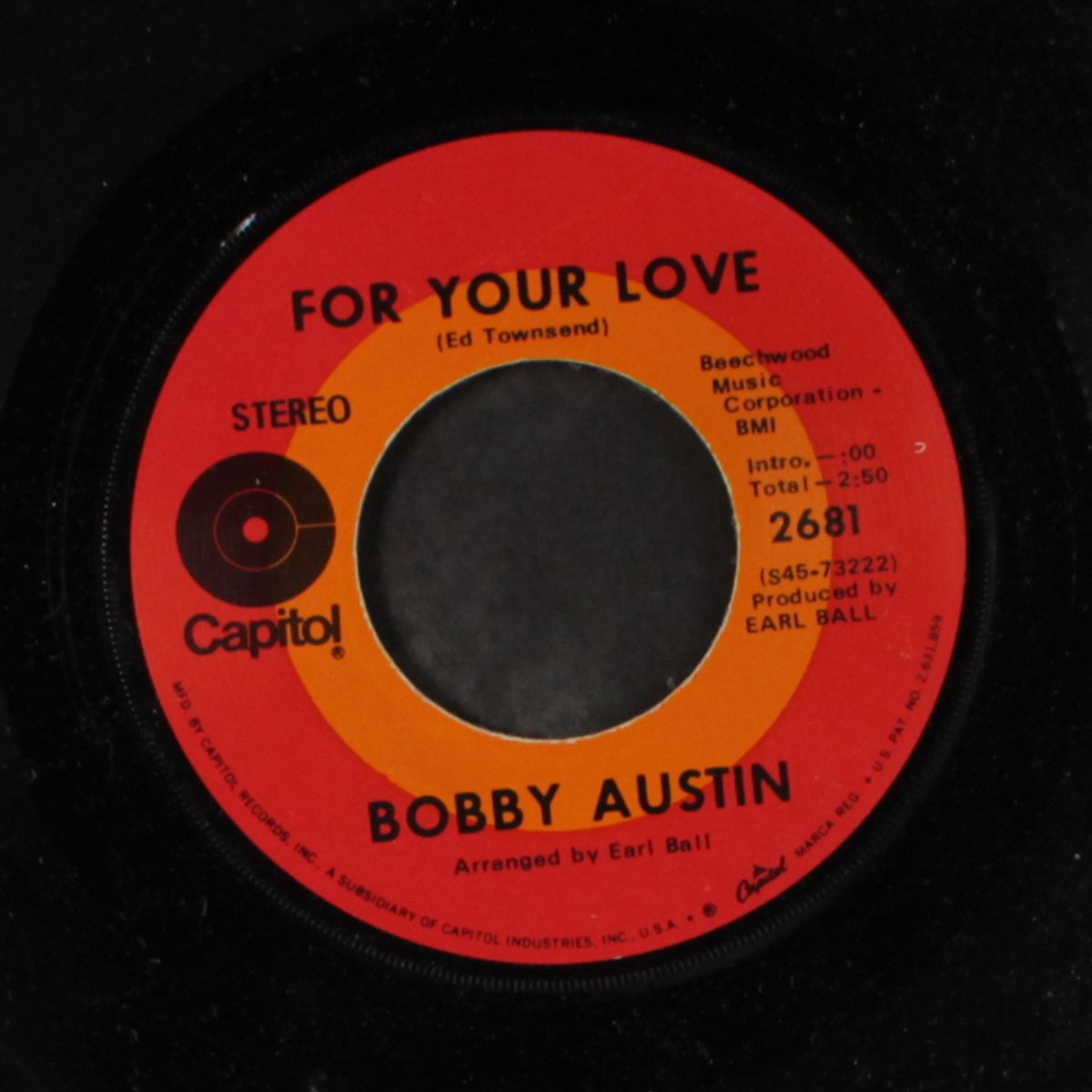 your everlasting love / for your love by BOBBY AUSTIN