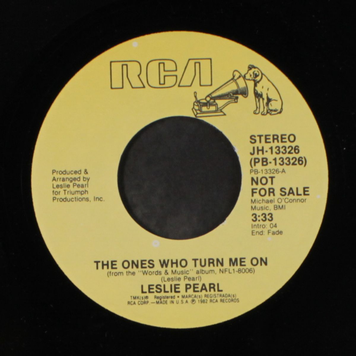 the one who turns me on / mono by LESLIE PEARL