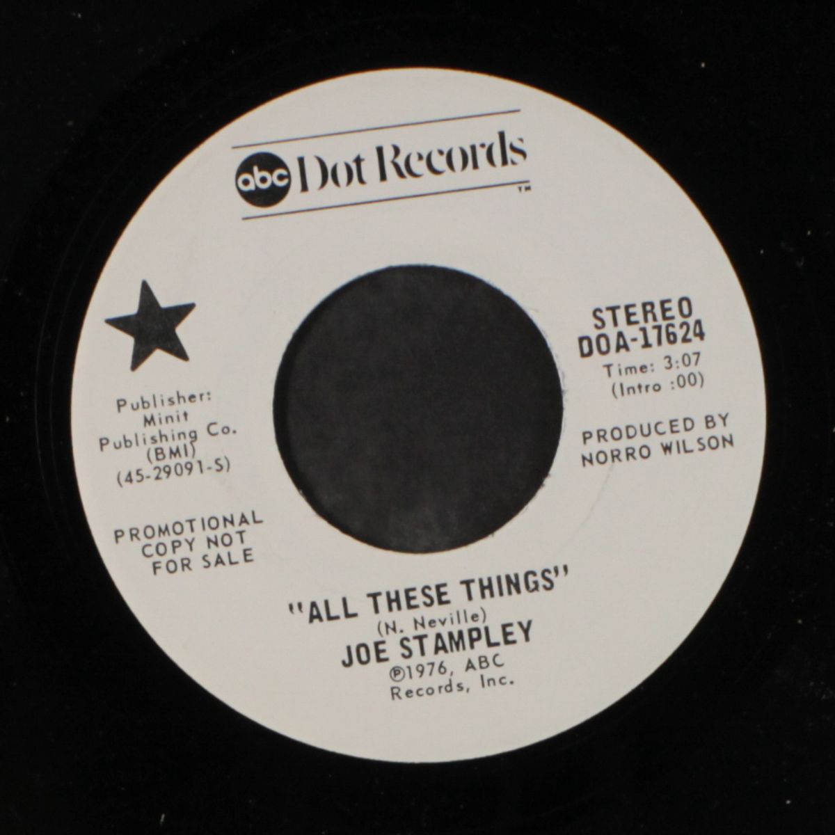 all these things by JOE STAMPLEY