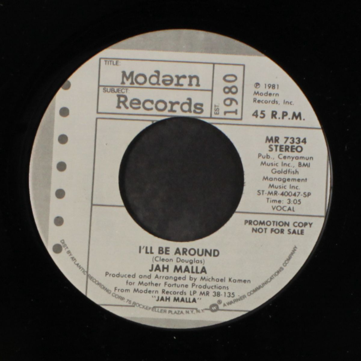 i'll be around / mono by JAH MALLA