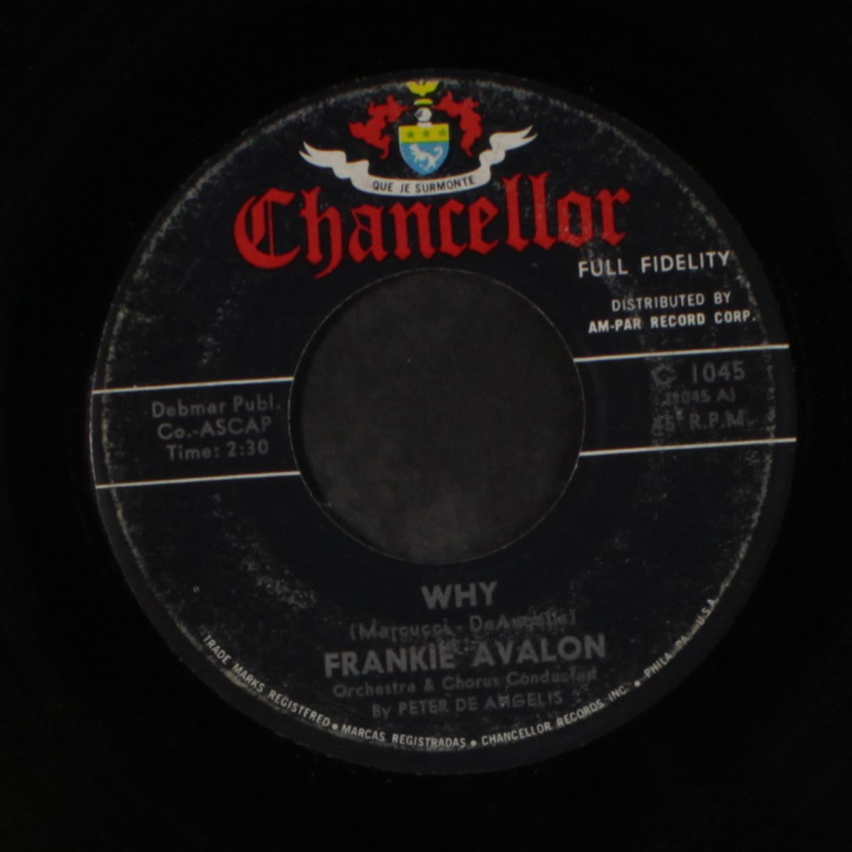 why / swingin' on a rainbow by FRANKIE AVALON