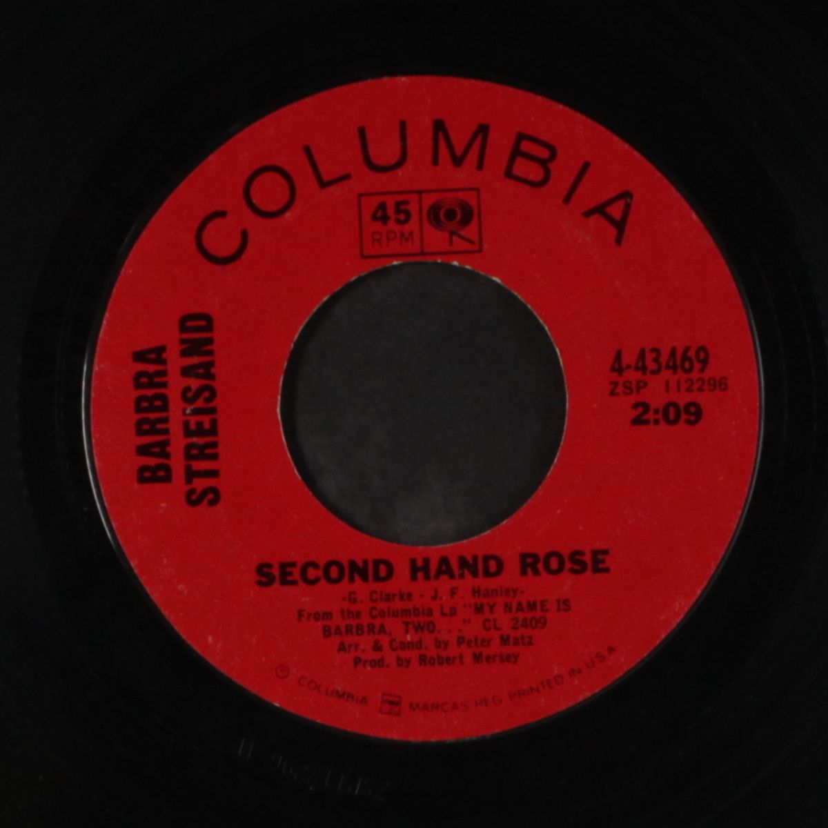 second hand rose by BARBRA STREISAND