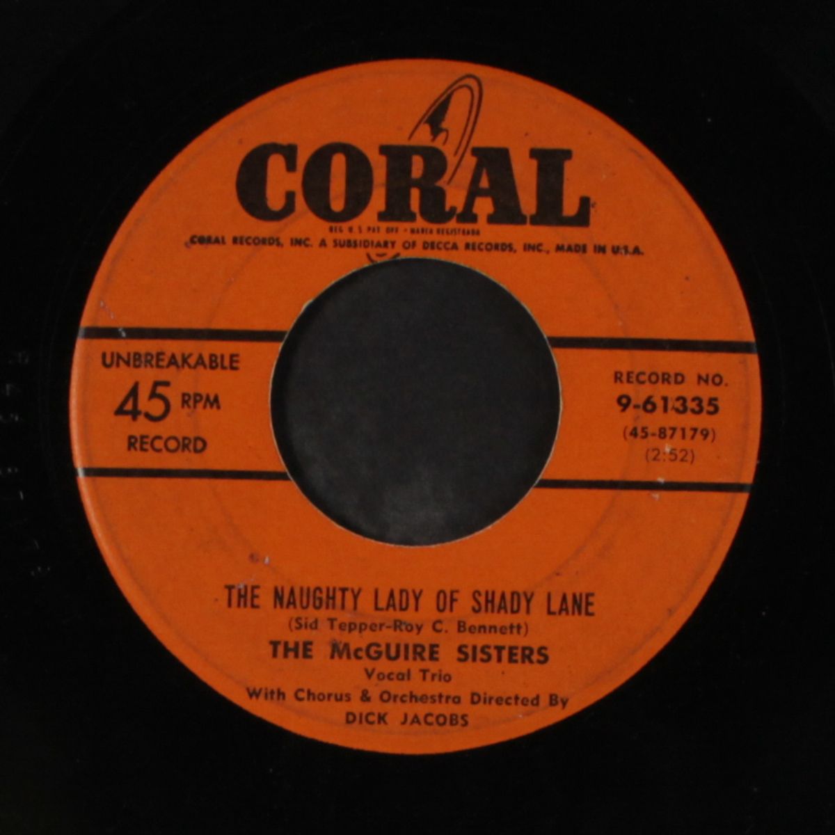 hearts of stone by MCGUIRE SISTERS