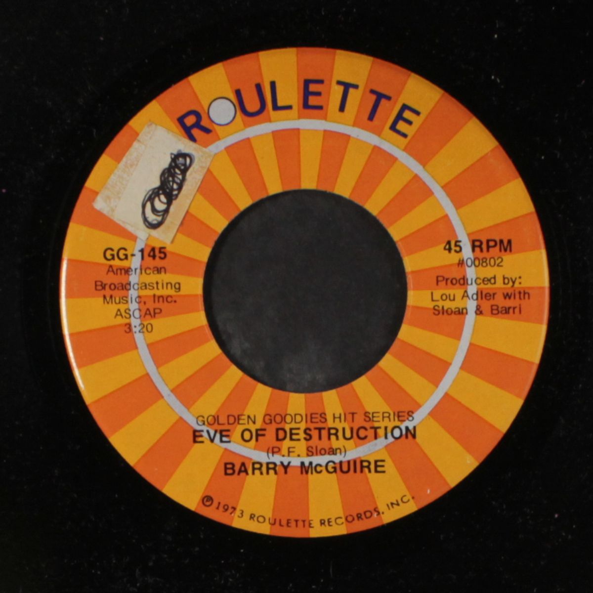 child of our times / eve of destruction by BARRY MCGUIRE