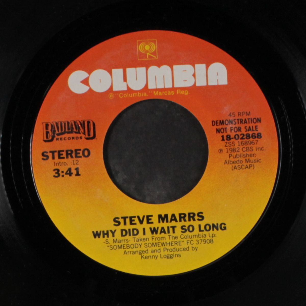 why did i wait so long by STEVE MARRS
