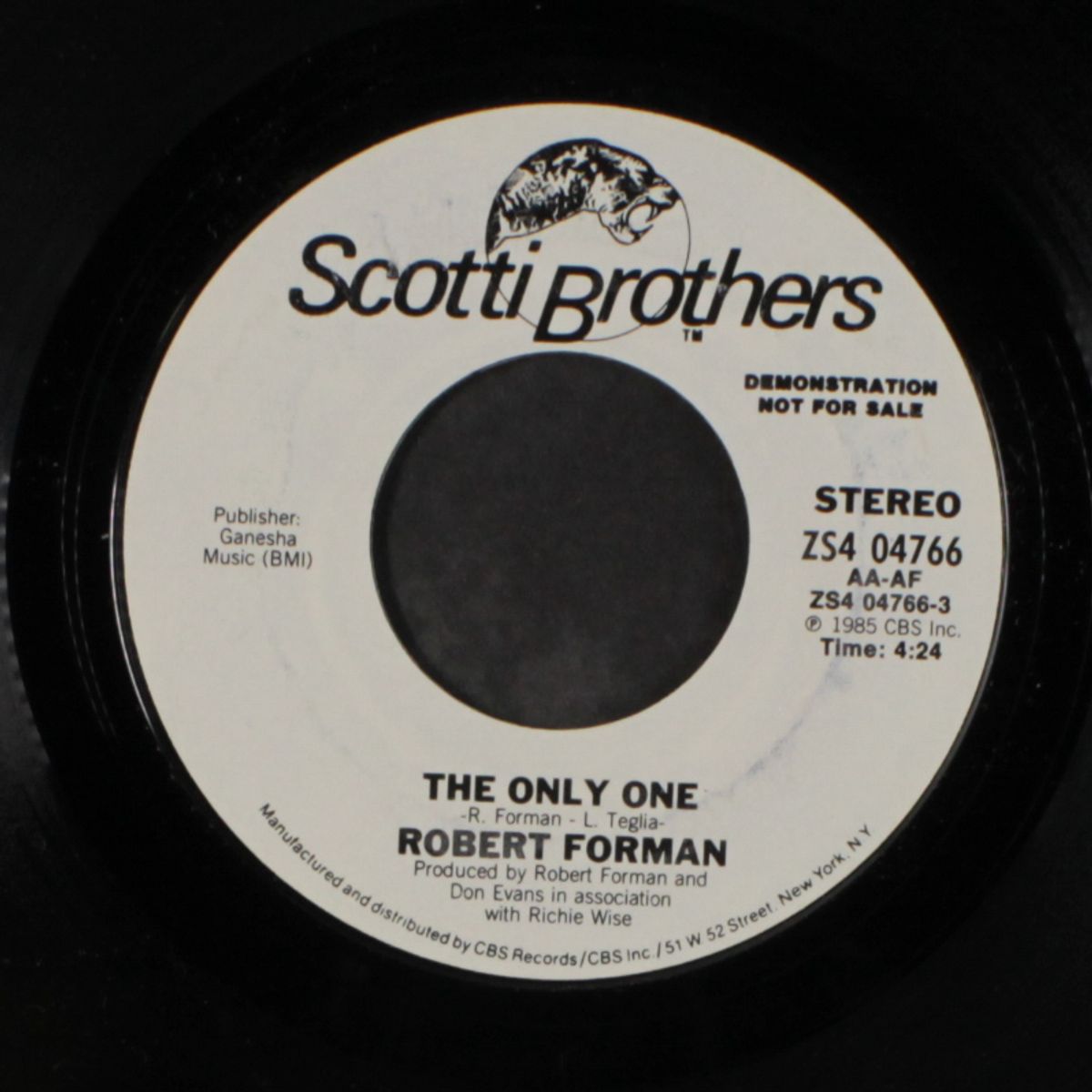 the only one by ROBERT FORMAN