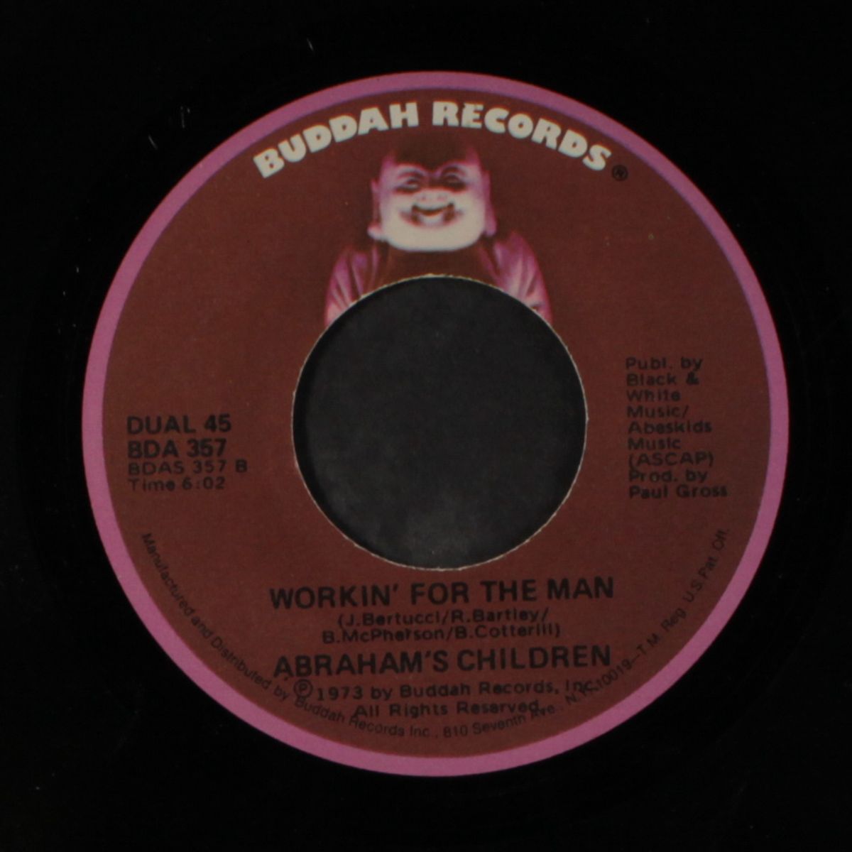 thank you / workin' for the man by ABRAHAM'S CHILDREN