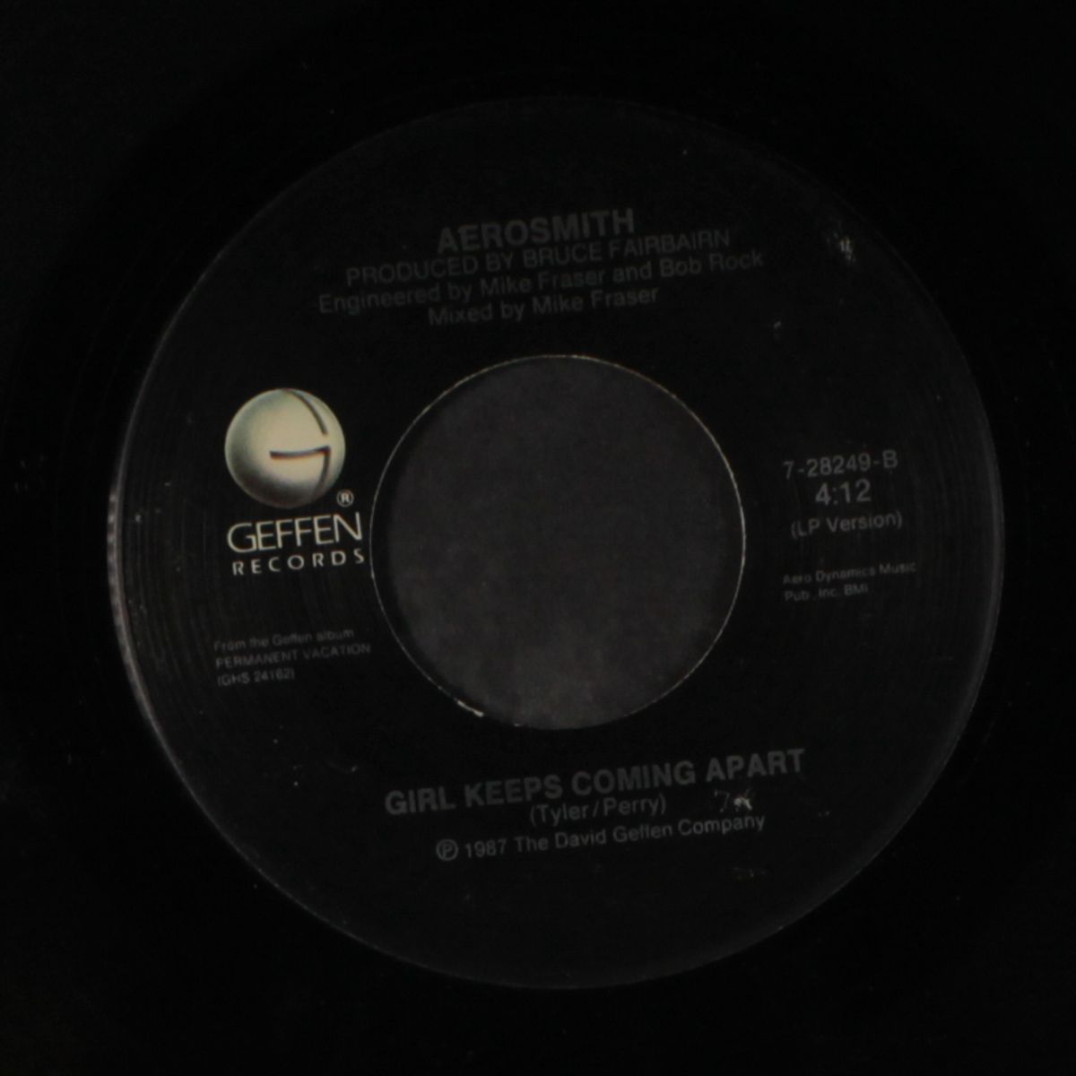 angel / girl keeps coming apart by AEROSMITH