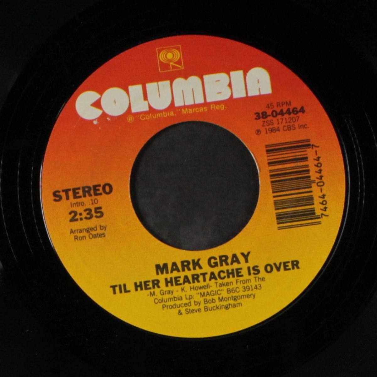 if all the magic is gone / til her heartache is over by MARK GRAY