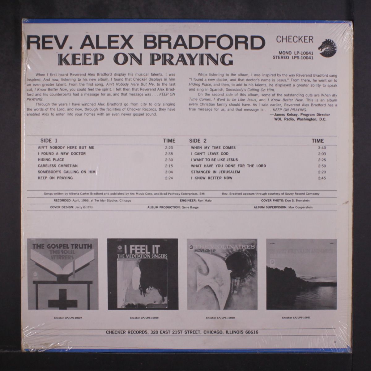 keep on praying by PROF. ALEX BRADFORD