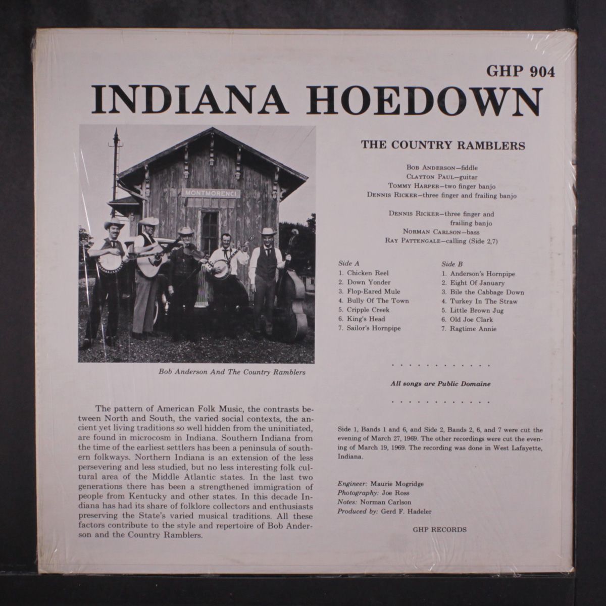 indiana hoedown by BOB ANDERSON & COUNTRY RAMBLERS