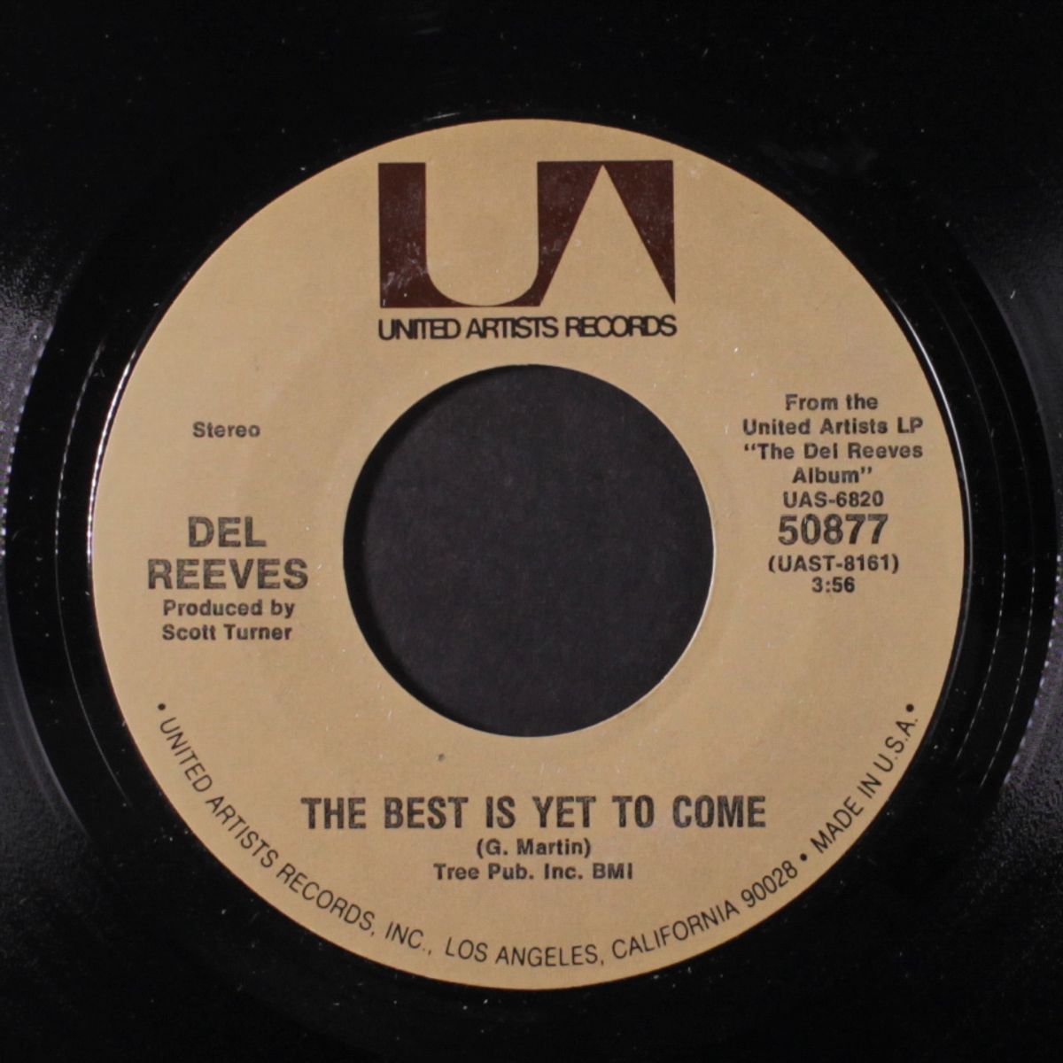 the best is yet to come / truth can hurt a woman by DEL REEVES