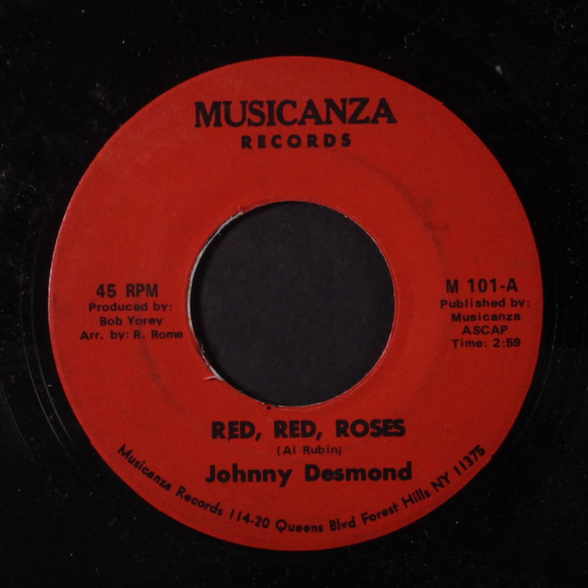 red, red roses / you're the girl i've always wanted by JOHNNY DESMOND