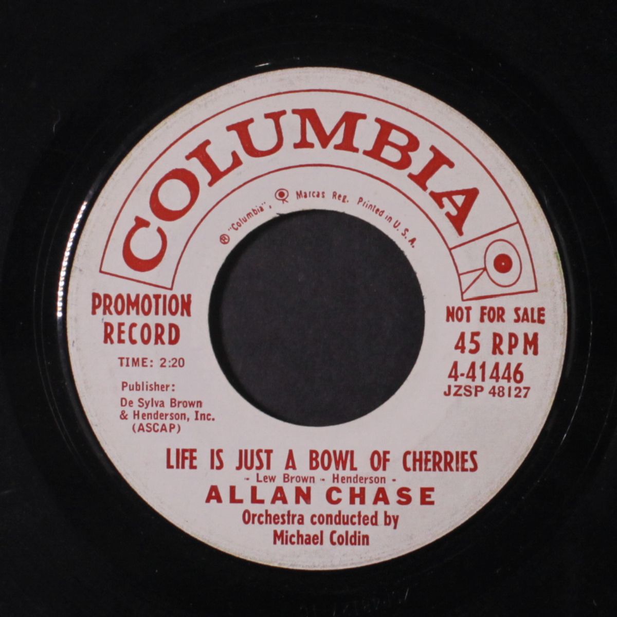 all by myself / life is just a bowl of cherries by ALLAN CHASE