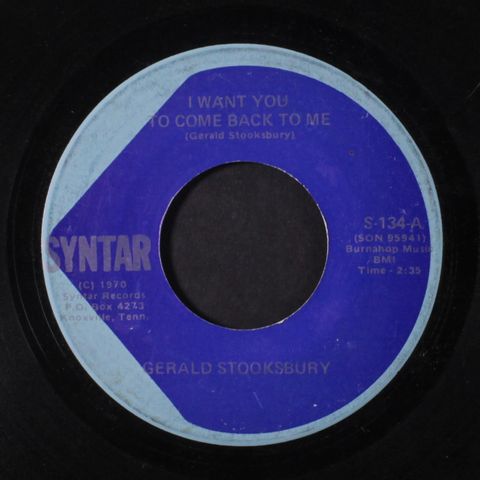 GERALD STOOKSBURY