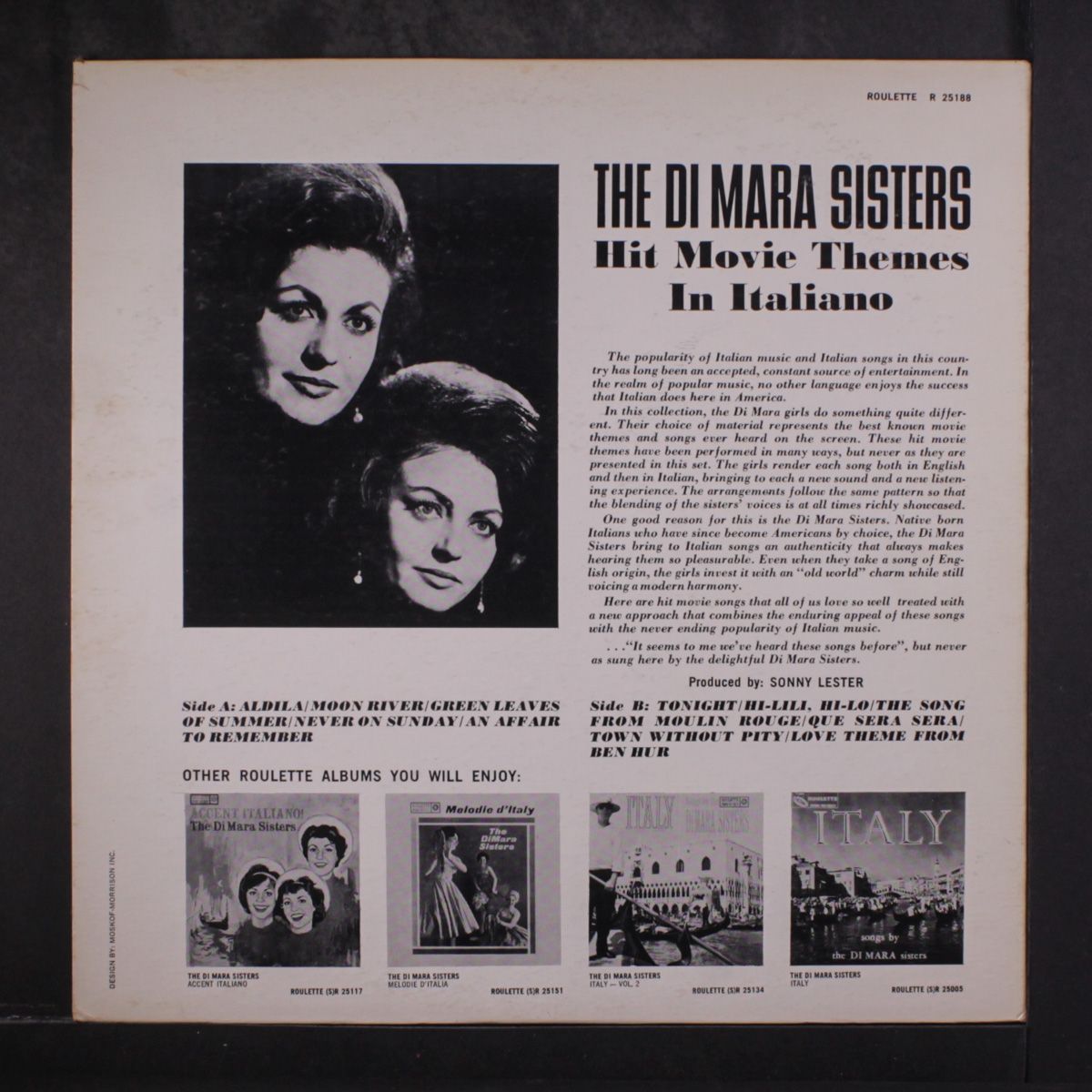 hit movie themes in italiano by DI MARA SISTERS