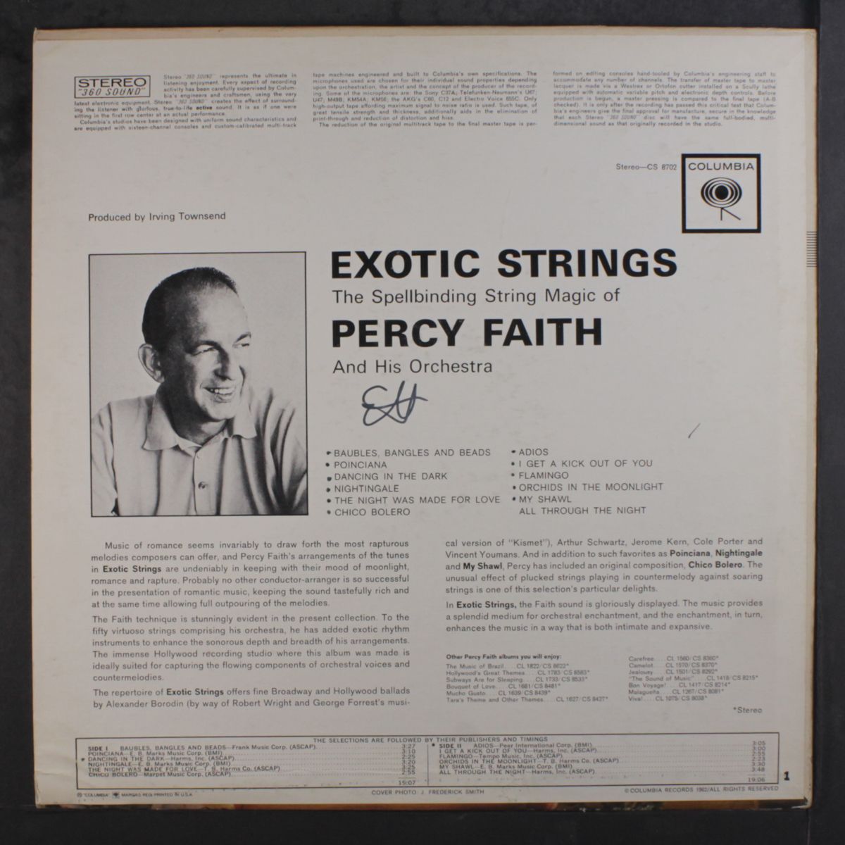exotic strings by PERCY FAITH