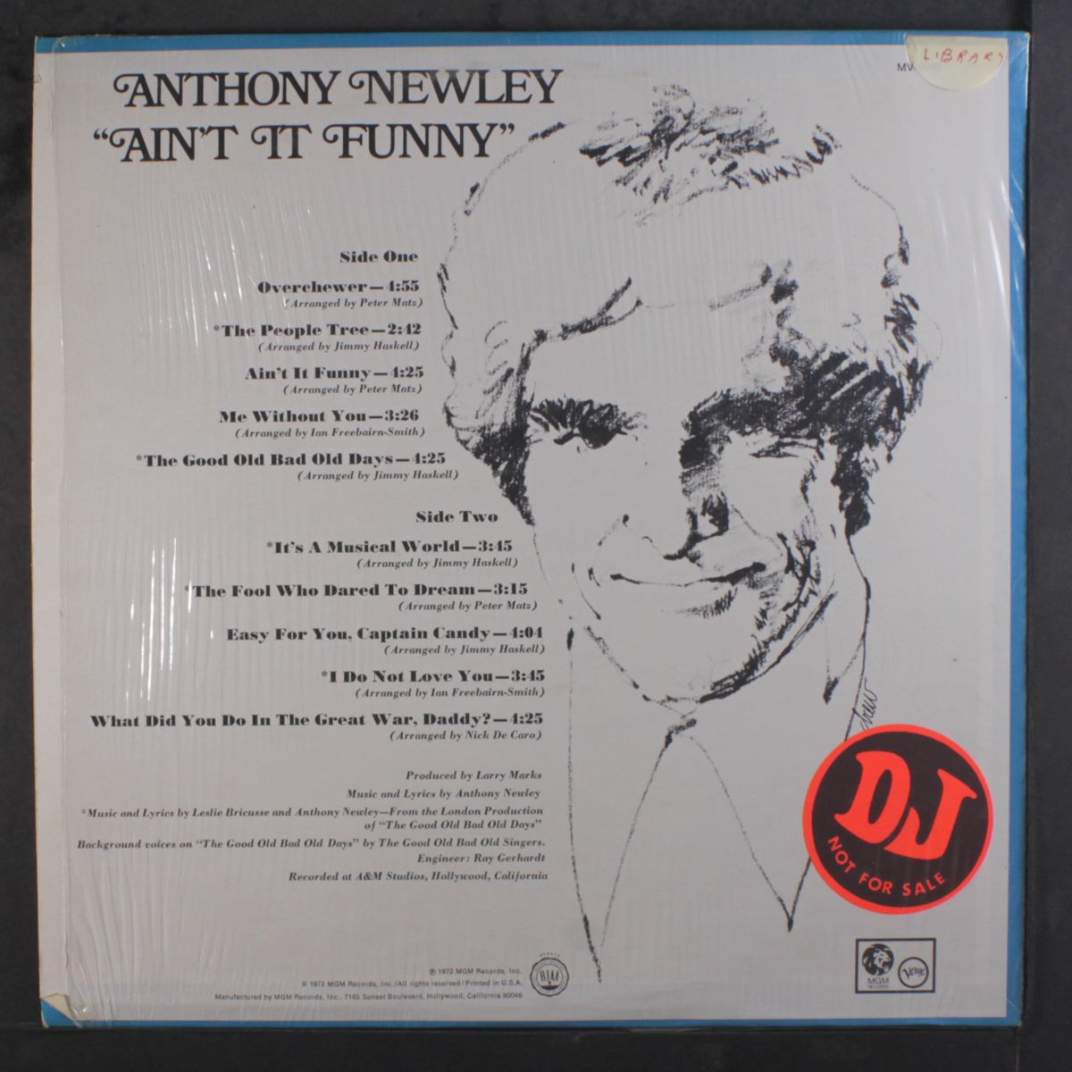 ain't it funny by ANTHONY NEWLEY