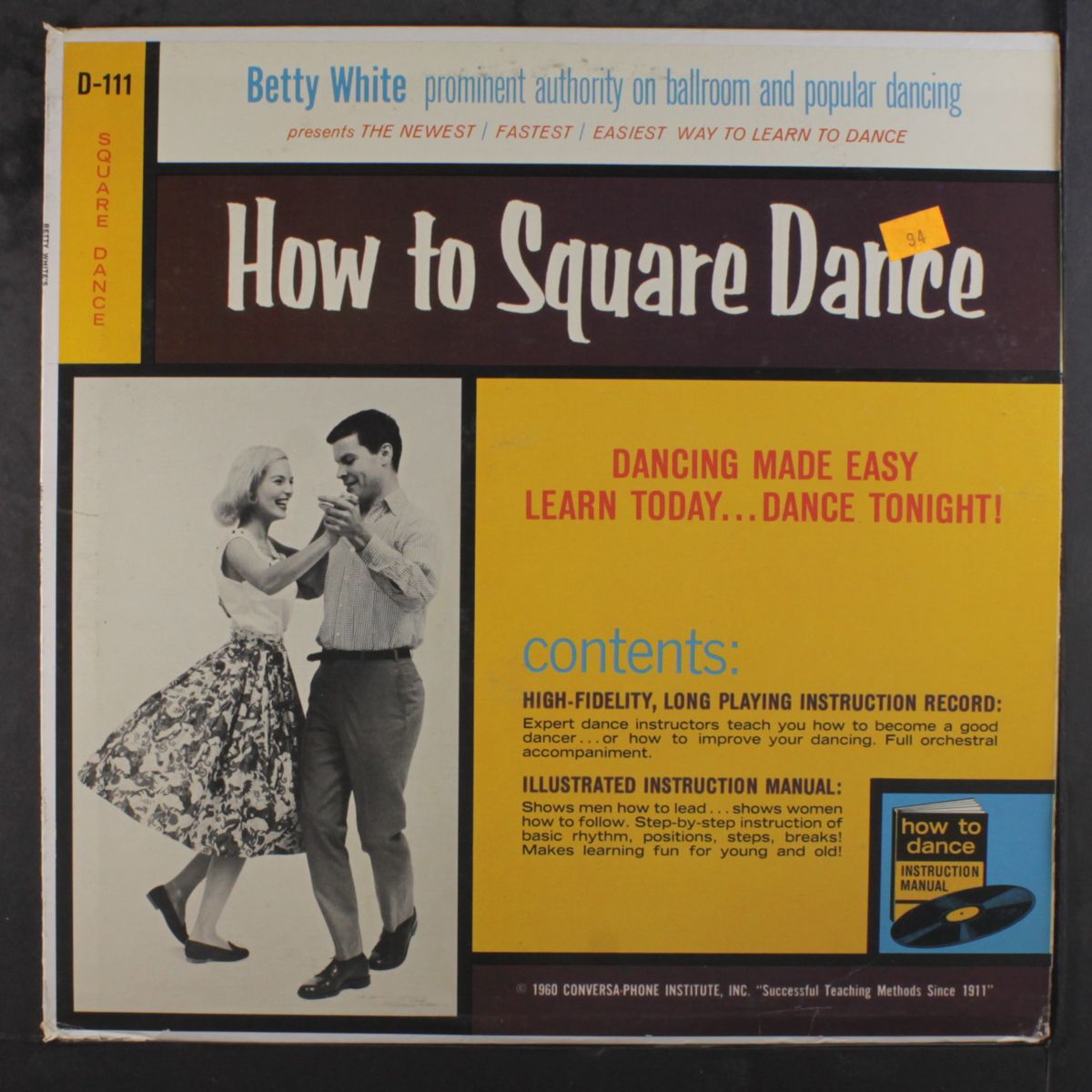 how to square dance by BETTY WHITE