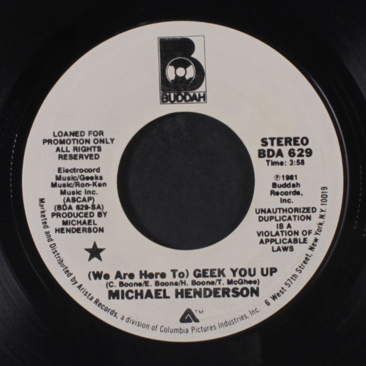 (we are here to) geek you up / mono by MICHAEL HENDERSON