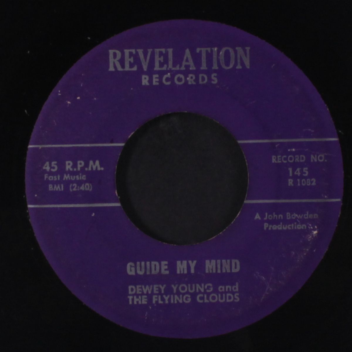 guide my mind / he's a round by DEWEY YOUNG & FLYING CLOUDS