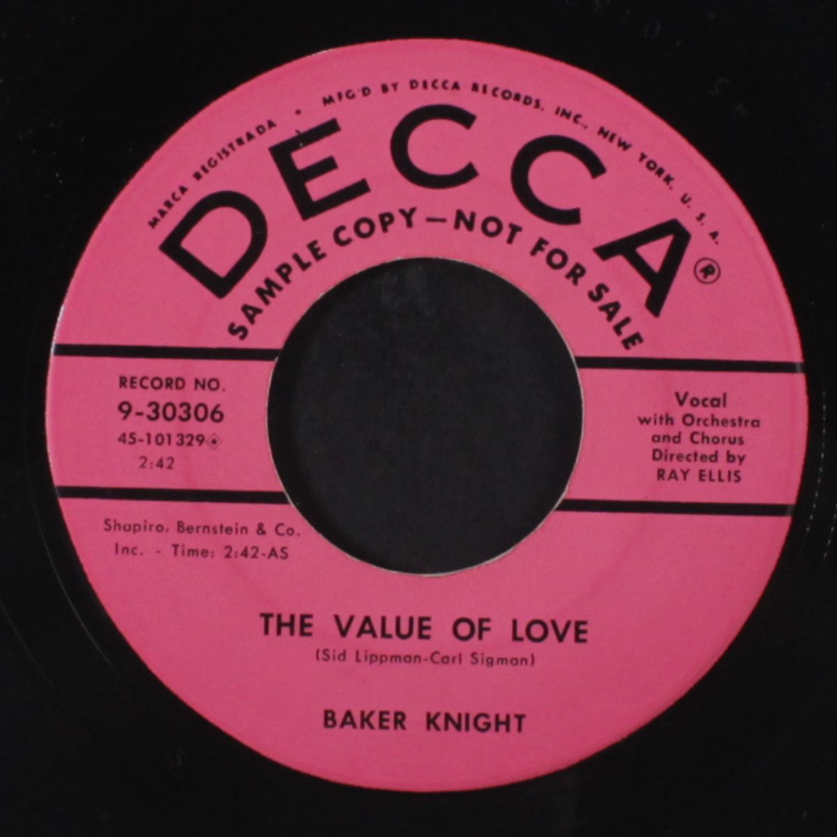 just a little bit more / the value of love by BAKER KNIGHT