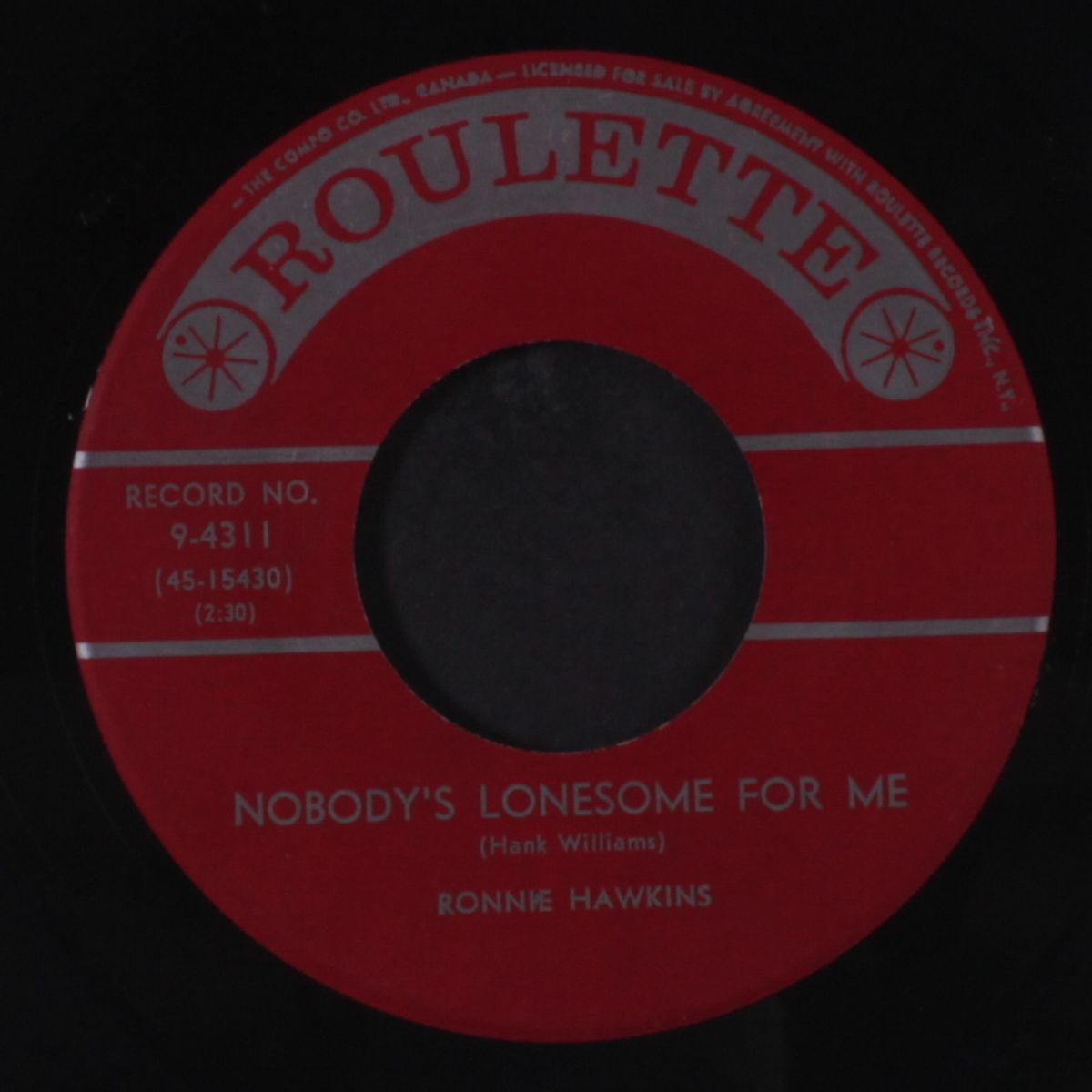 cold, cold, heart / nobody's lonesome for me by RONNIE HAWKINS