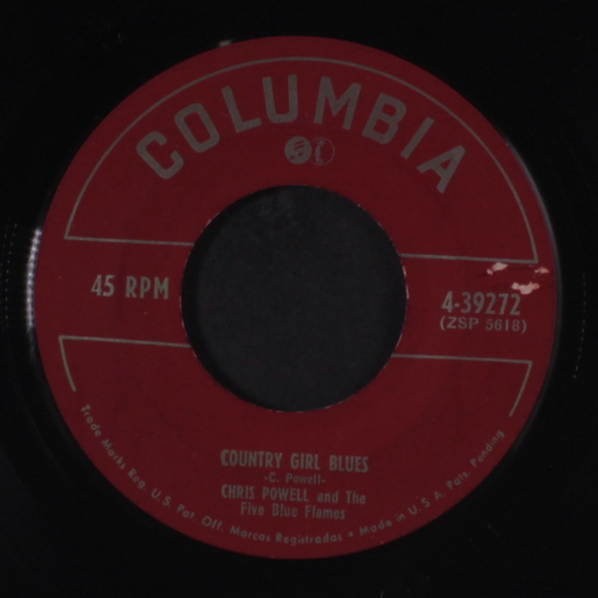 country girl blues / the man with the horn by CHRIS POWELL