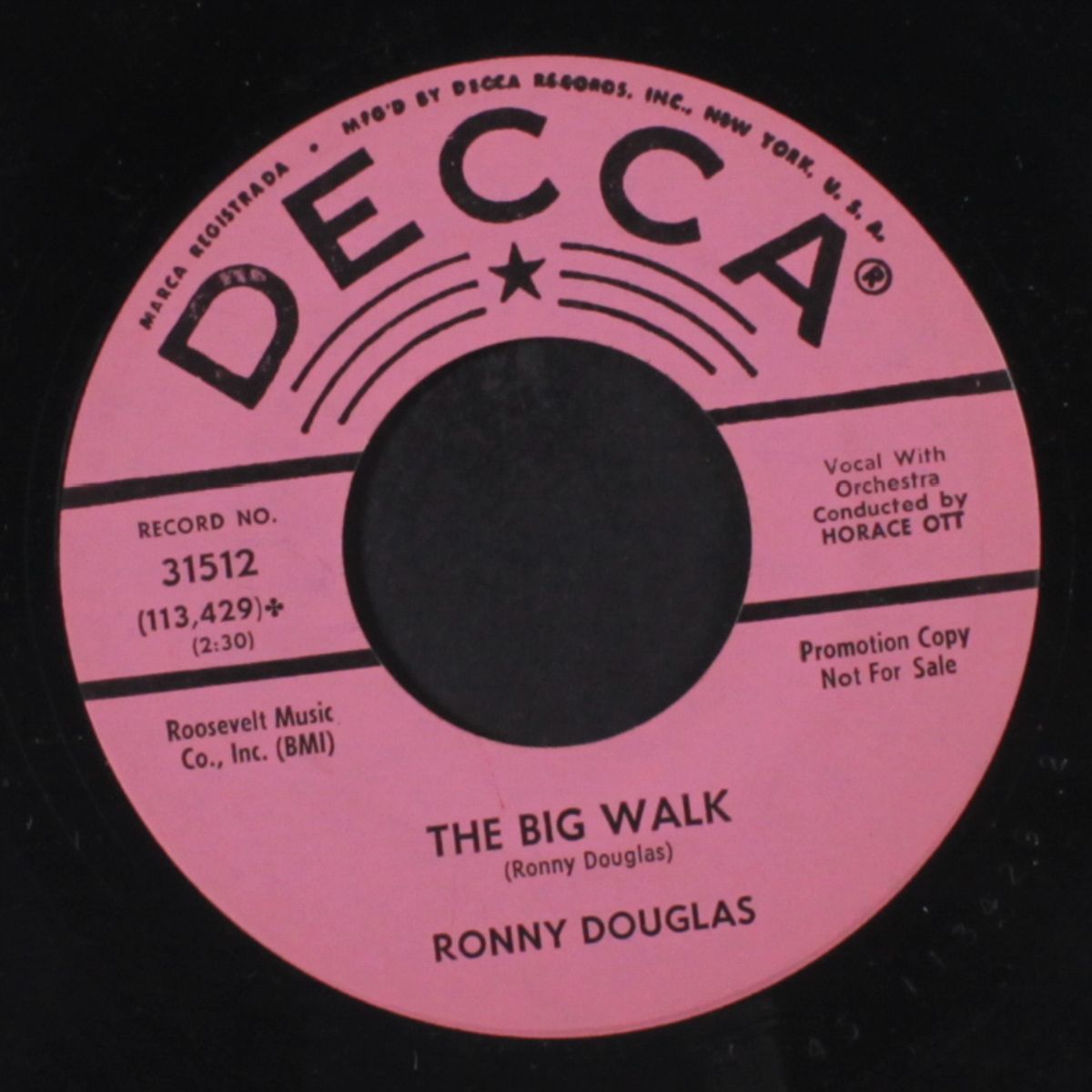 yes sir that's my baby now / the big walk by RONNIE DOUGLAS