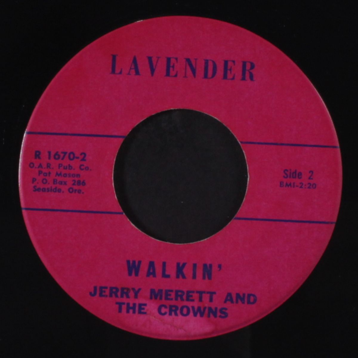 the kansas city twist / walkin' by JERRY MERETT & CROWNS