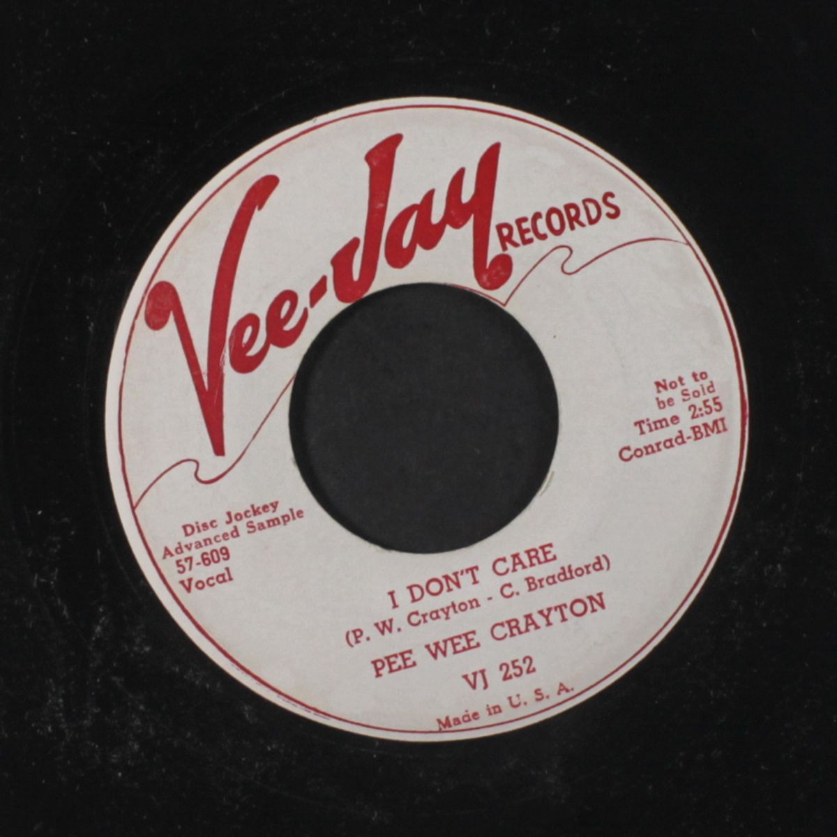 i don't care by PEE WEE CRAYTON & SPANIELS