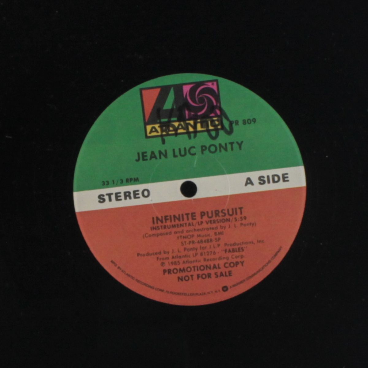 infinite pursuit / same by JEAN LUC PONTY