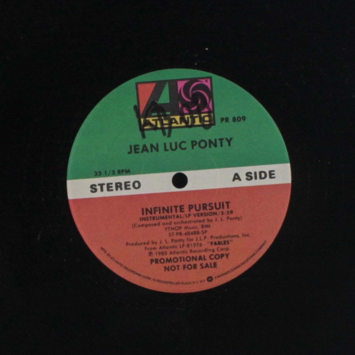 infinite pursuit / same by JEAN LUC PONTY