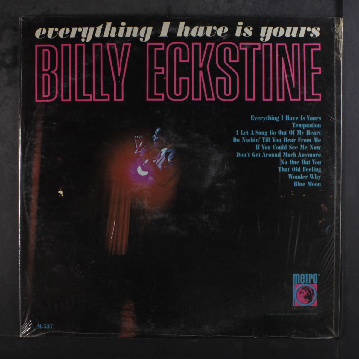 everything i have is yours by BILLY ECKSTINE
