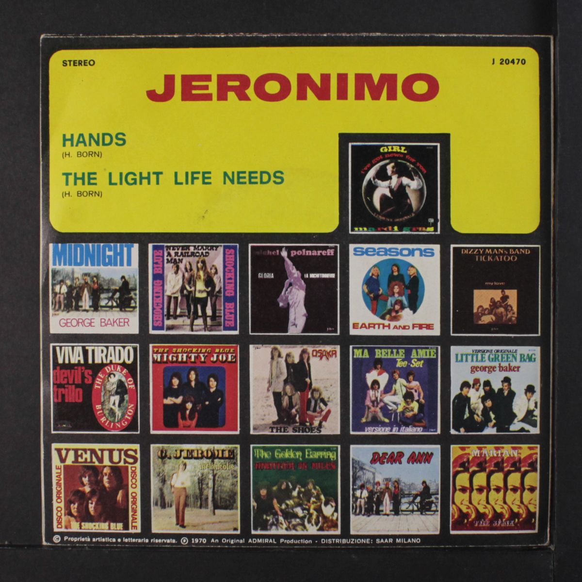 hands / the light life needs by JERONIMO