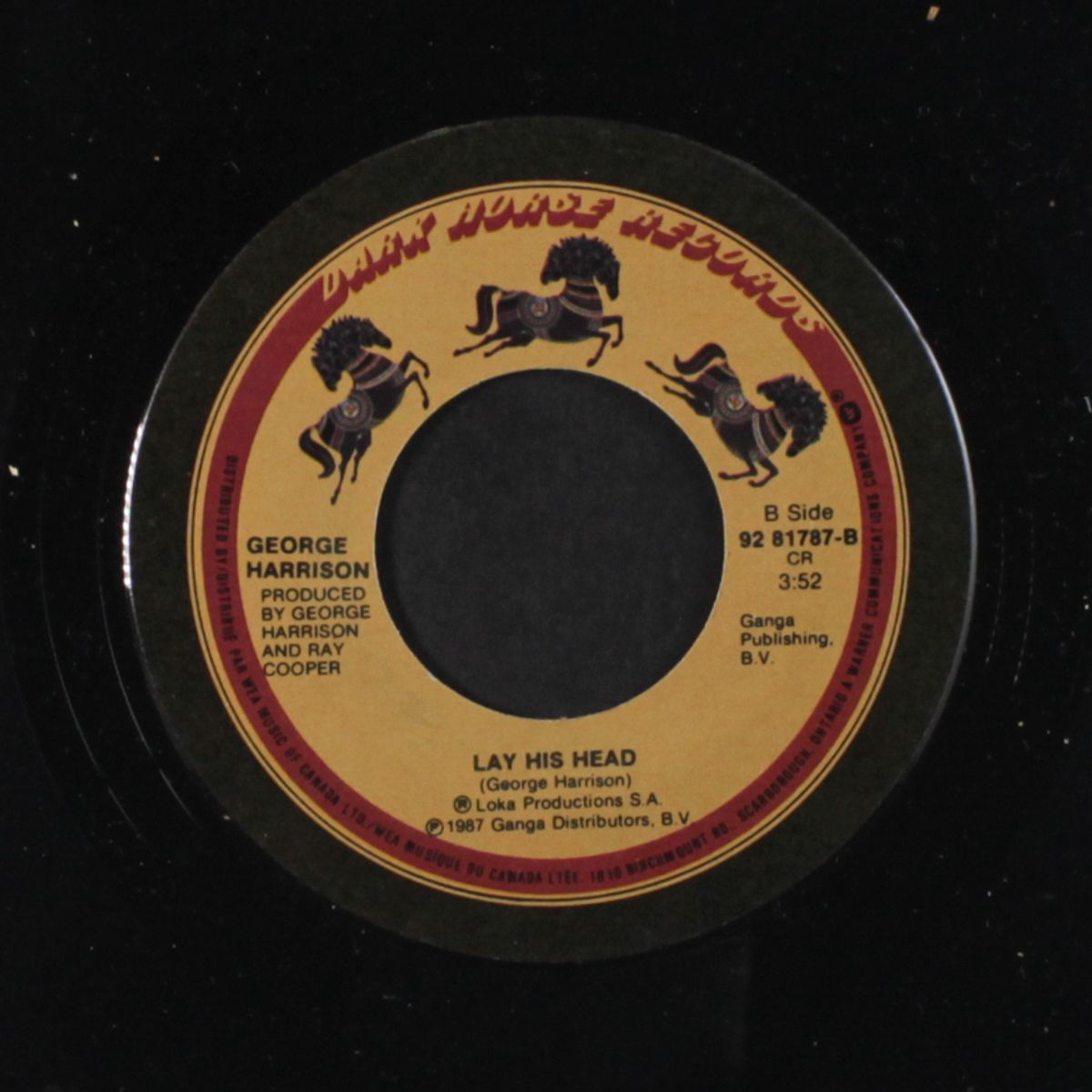 got my mind set on you / lay his head by GEORGE HARRISON