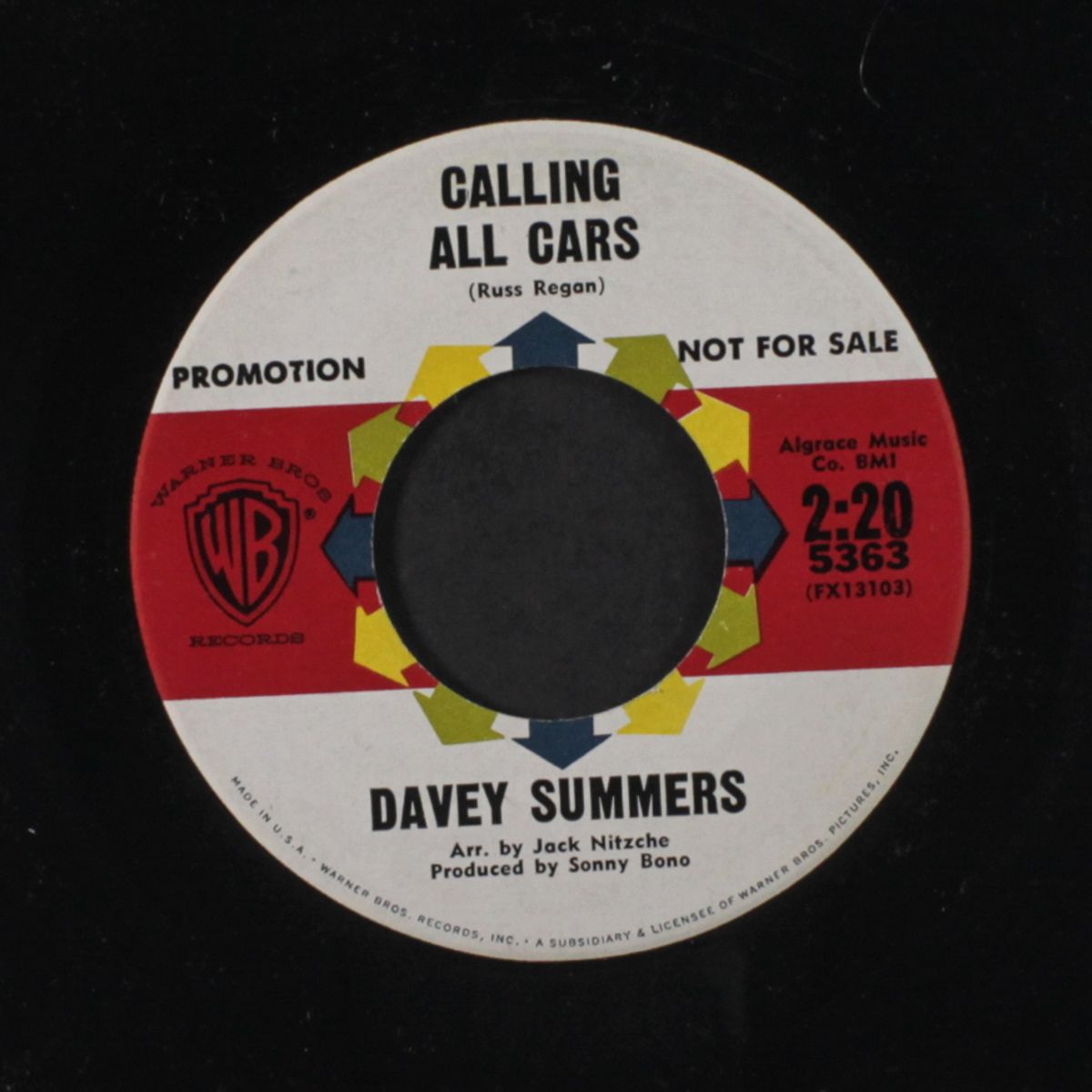calling all cars / good ship love by DAVEY SUMMERS