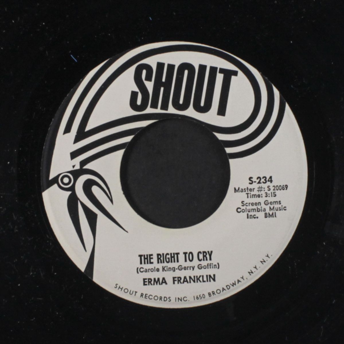 i'm just not ready for love / the right to cry by ERMA FRANKLIN