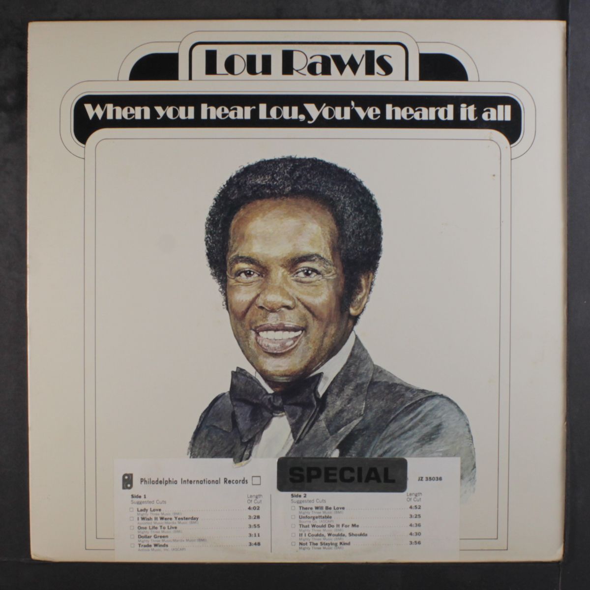 when you hear lou, you've heard it all by LOU RAWLS