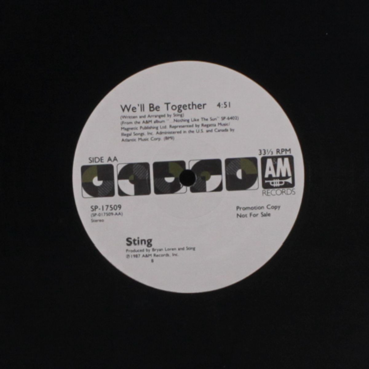 we'll be together by STING