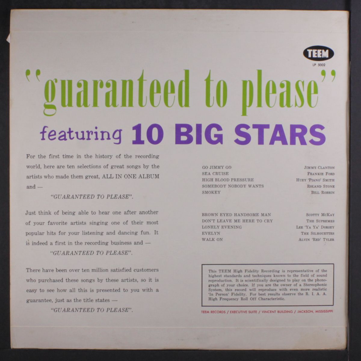 guaranteed to please by VARIOUS