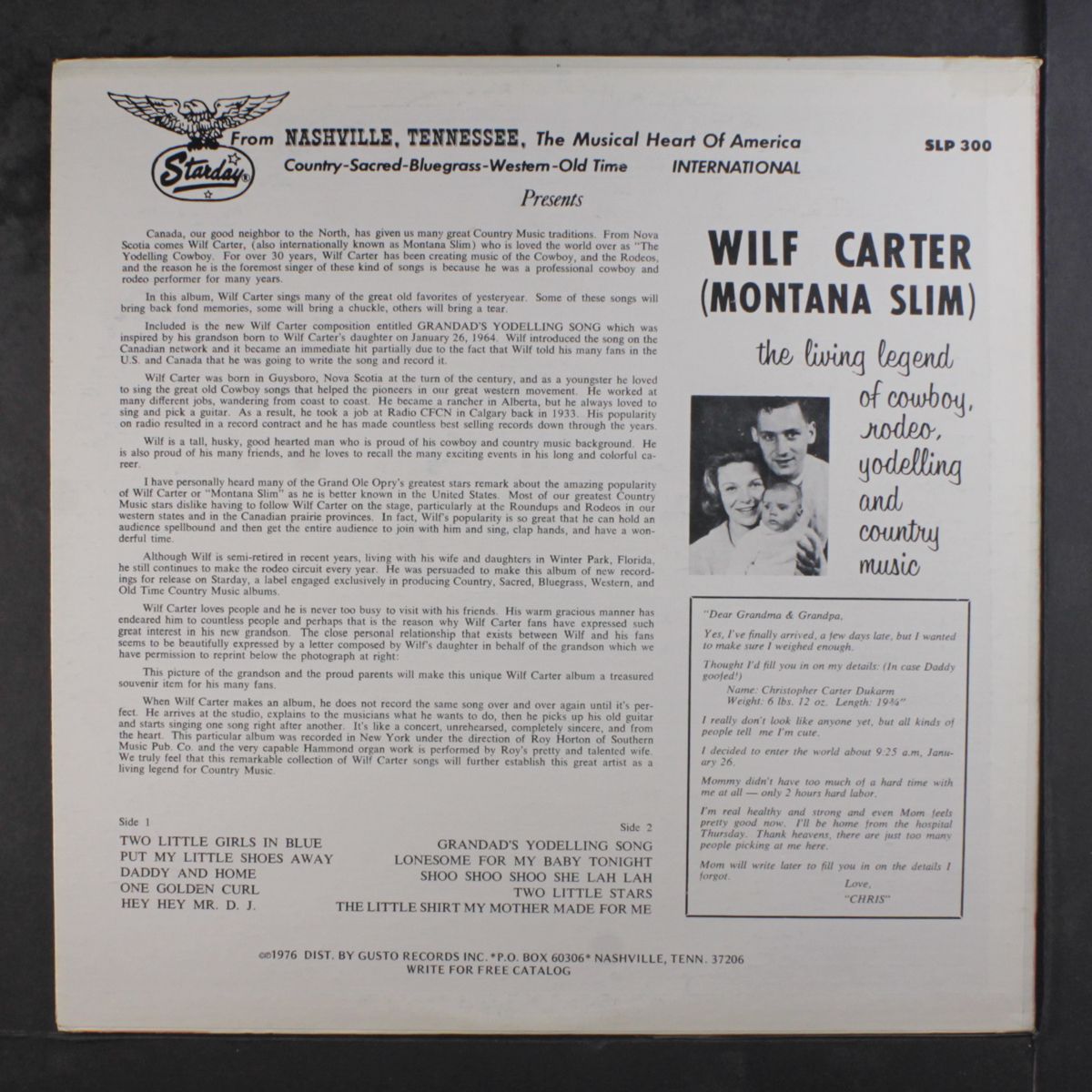 montana slim by WILF CARTER