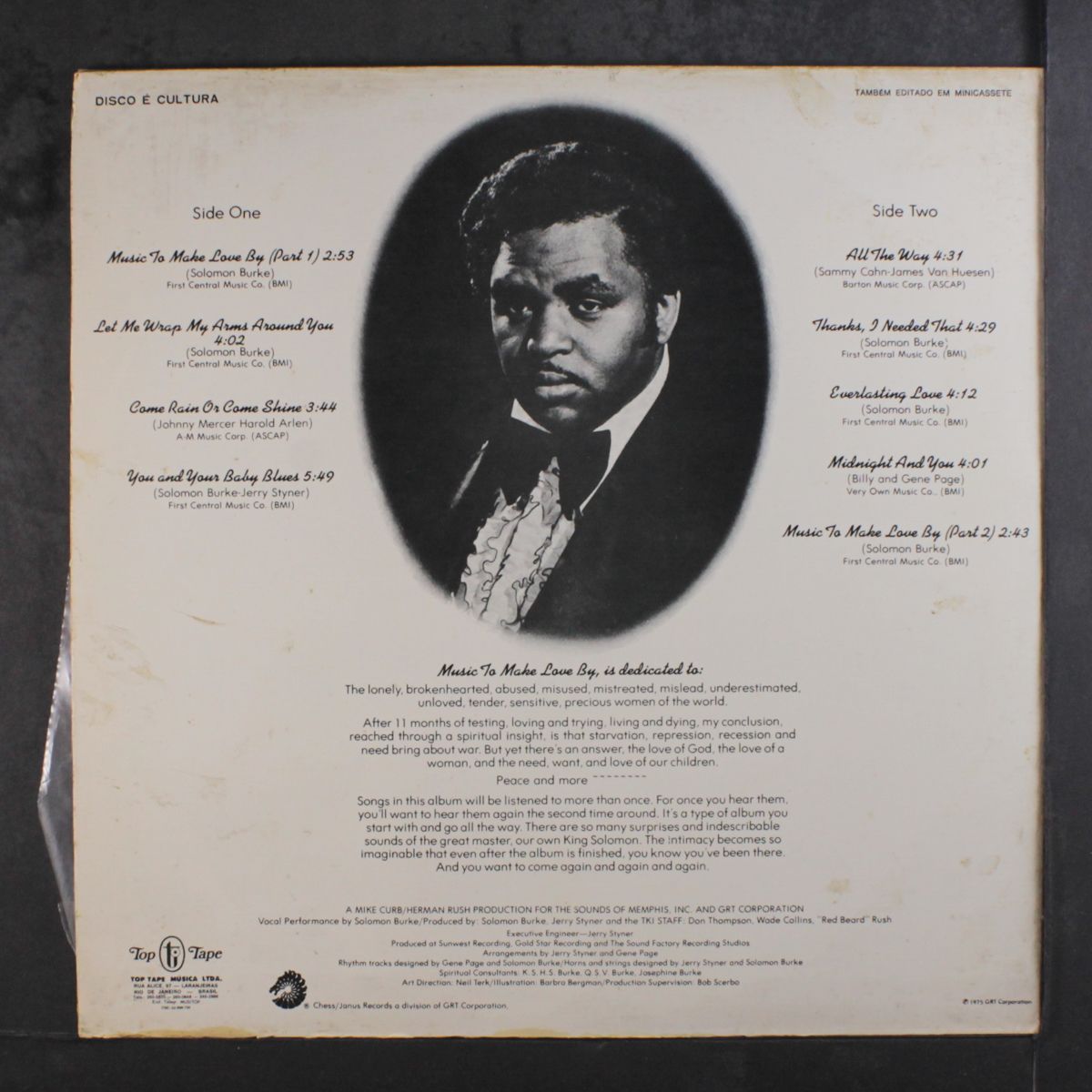 music to make love by by SOLOMON BURKE