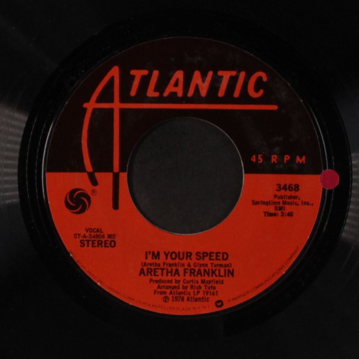 almighty fire / i'm your speed by ARETHA FRANKLIN