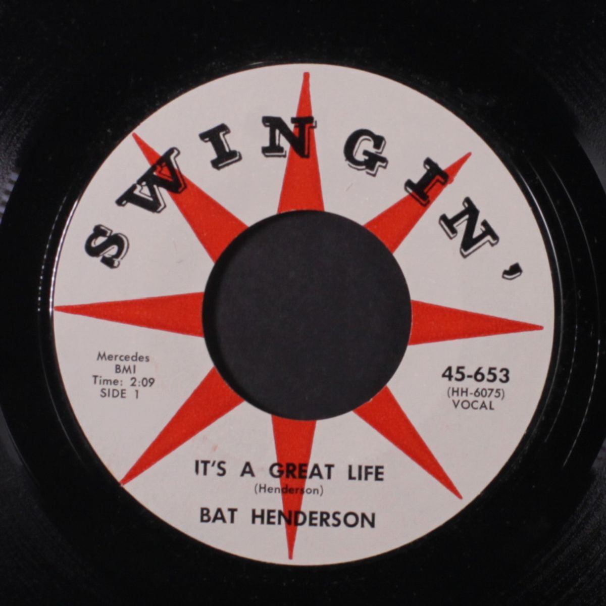 the cigarette song / it's a great life by BAT HENDERSON