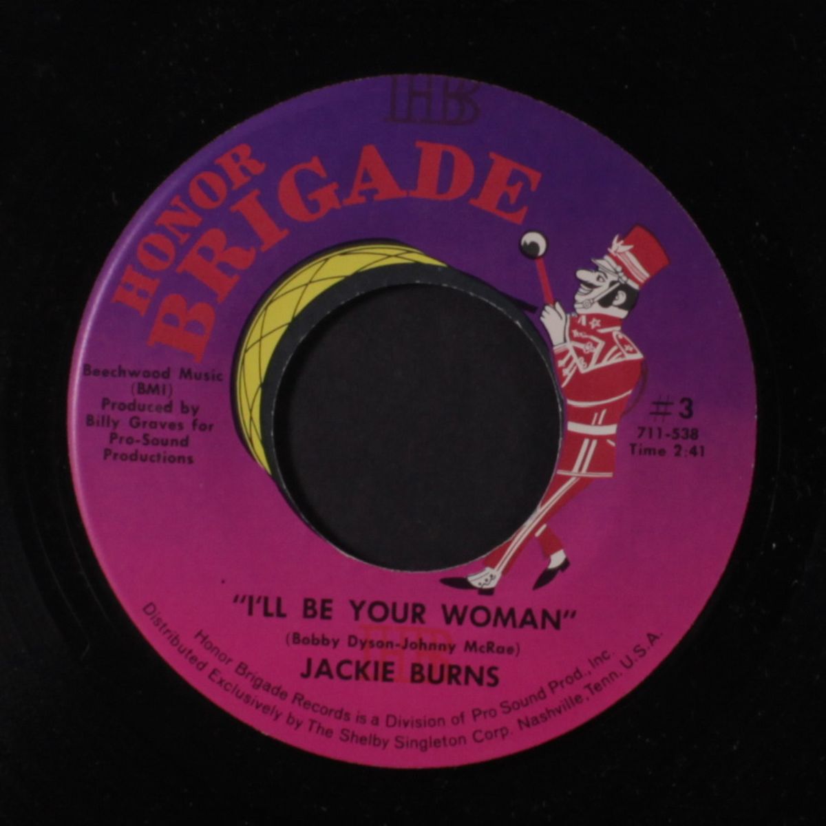 that's what i get for being a woman / i'll be your woman by JACKIE BURNS