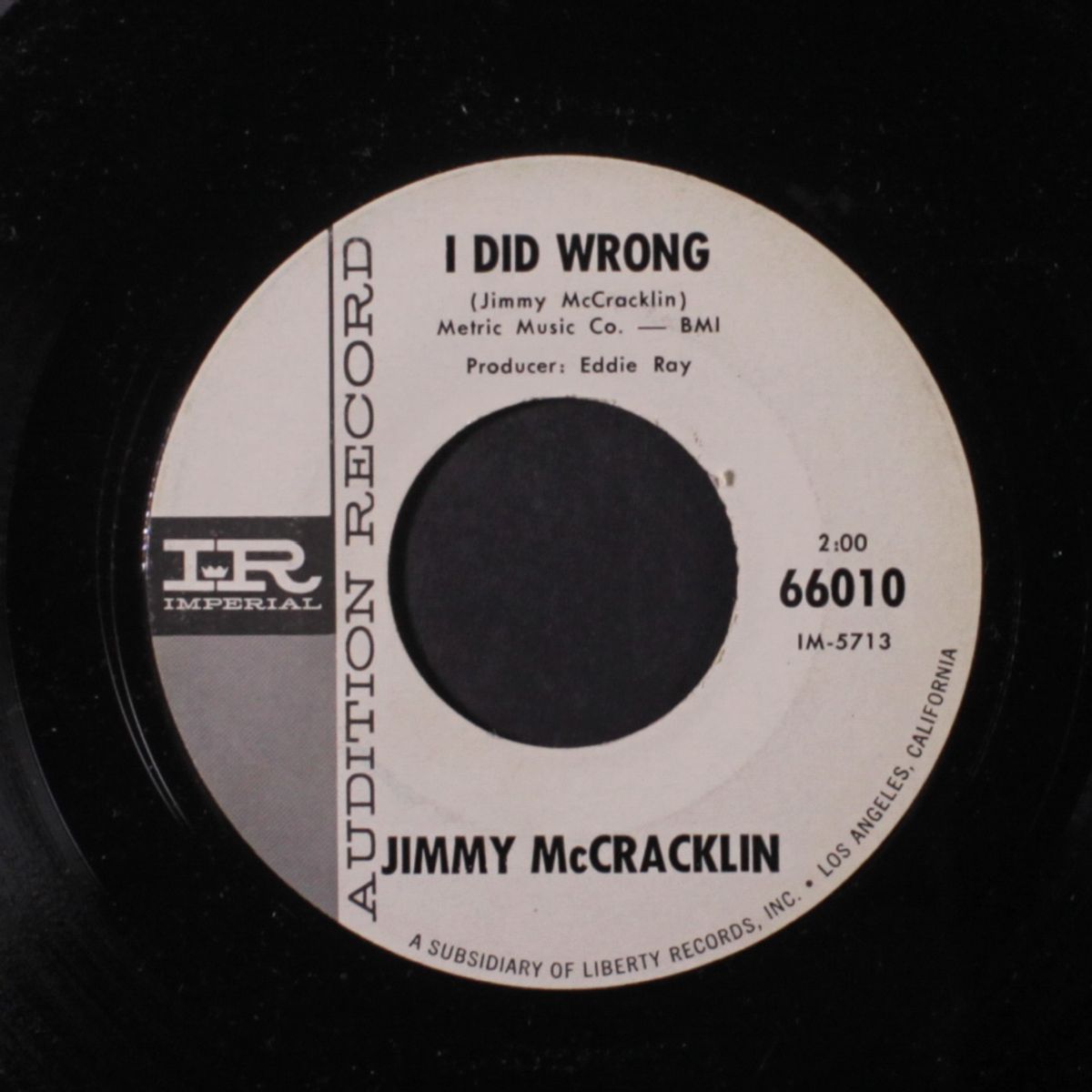 i did wrong by JIMMY MCCRACKLIN