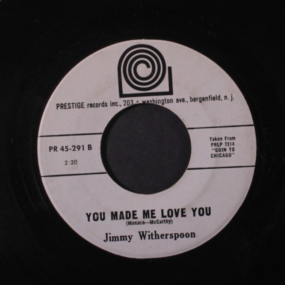 goin' to chicago blues / you made me love you by JIMMY WITHERSPOON